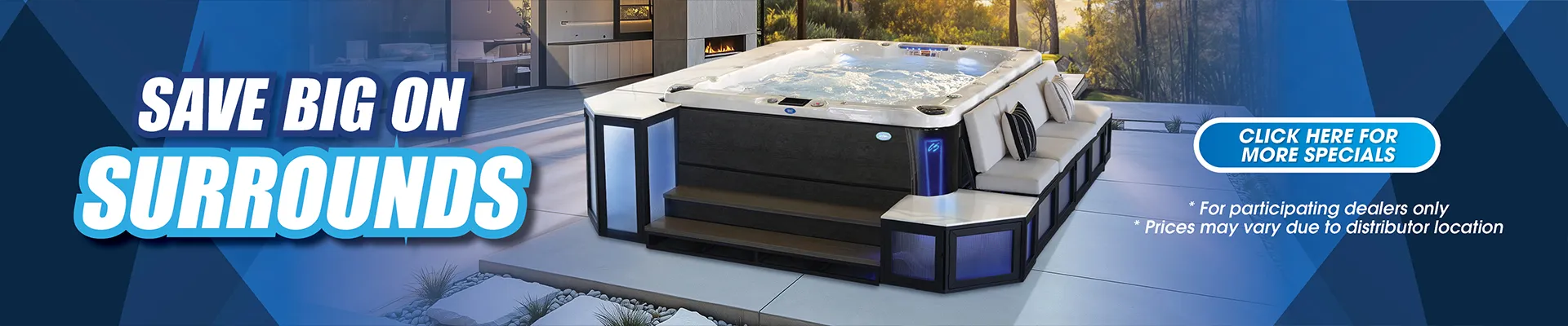 Calspas hot tub being used in a family setting - Kenner