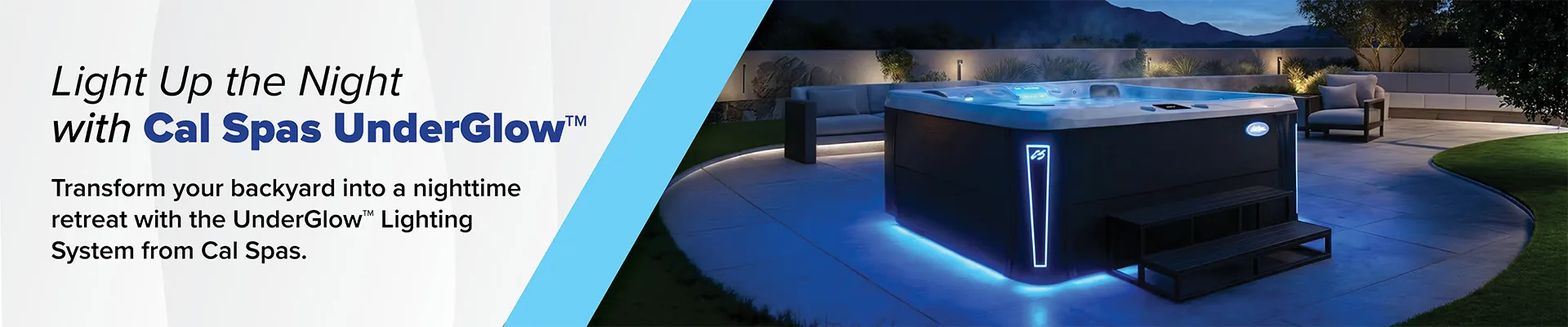 Calspas hot tub being used in a family setting - Kenner